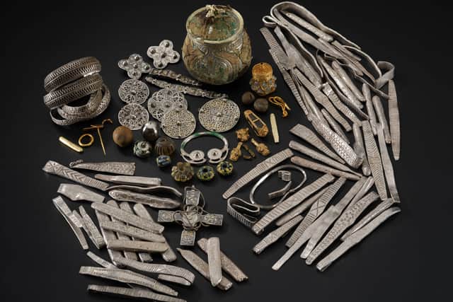 The Galloway Hoard. Picture: National Museums Scotland/PA Wire