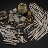 The Galloway Hoard. Picture: National Museums Scotland/PA Wire