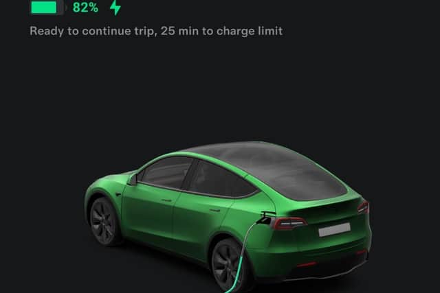 Tesla's smartphone app is absolutely superb
