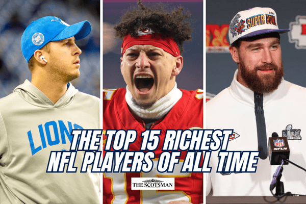 Here are the top 15 richest NFL players of all time in 2025. Cr: Getty Images.