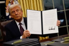 Among the executive orders signed by Donald Trump after become US President was one entitled, 'Keeping Men out of Women’s Sport' (Picture: Anna Moneymaker)