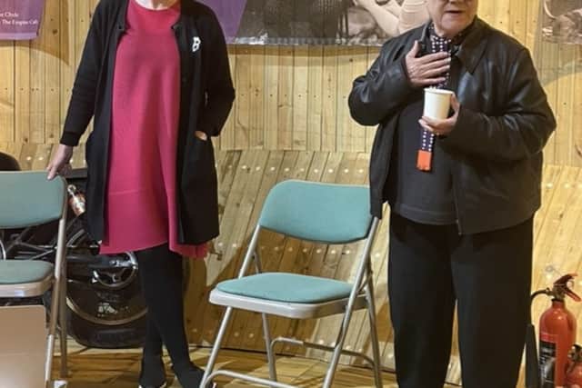Jude Barber and Professor Louise Welsh discussing their 'Who Owns the Clyde?' podcast.
