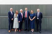 The Financial Planning Group directors L-R Keith Mackie, Laura Crowe, Sandy Robertson, David Gow, Rhian Morgan, Kevin Mackenzie
