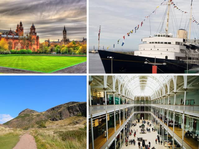 Some of Scotland's most popular tourist attractions.