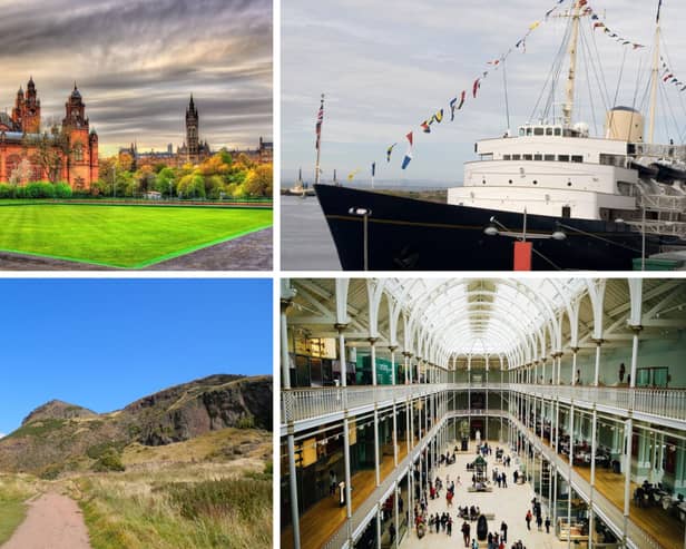 Some of Scotland's most popular tourist attractions.