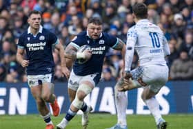 Rory Sutherland has been promoted to the Scotland starting XV in one of three changes for the Six Nations match against Ireland on Sunday.