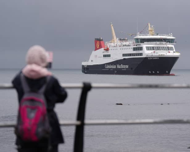 The Glen Sannox ferry is operating from Troon, rather than Ardrossan, because the harbour there has not yet been upgraded (Picture: Andrew Milligan)