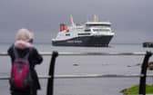 The Glen Sannox ferry is operating from Troon, rather than Ardrossan, because the harbour there has not yet been upgraded (Picture: Andrew Milligan)