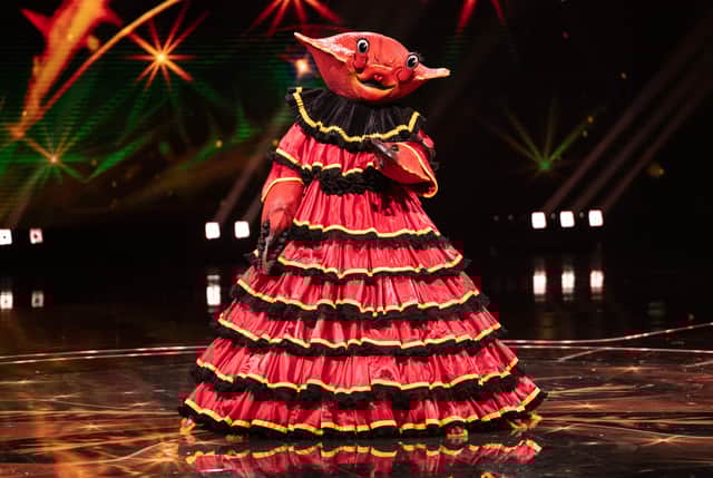 Dressed Crab on The Masked Singer.