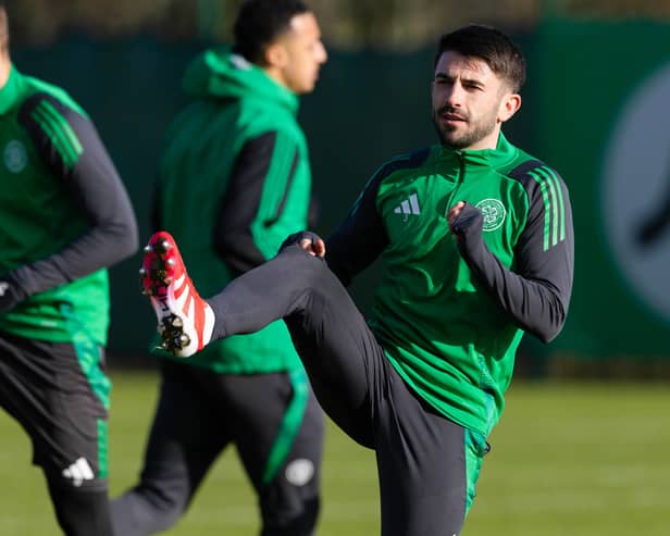 Celtic left-back Greg Taylor is out of contract at the end of the season.  (Photo by Craig Williamson / SNS Group)