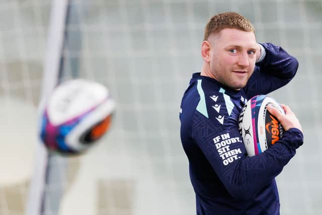Finn Russell wasn't at his best as Scotland beat Italy.
