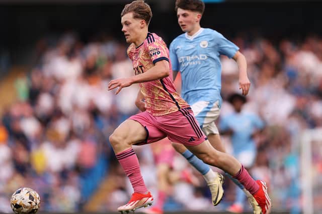 Leeds United’s young Scottish starlet Sam Chambers.