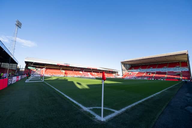 Pittodrie Stadium plays host to Aberdeen v Dunfermline Athletic in the Scottish Cup.