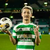 Daizen Maeda scored a hat-trick for Celtic against Raith Rovers.