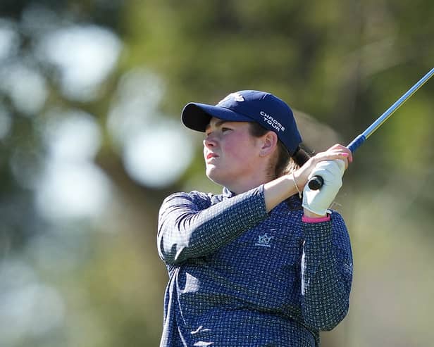Lorna McClymont in action during the final round of the Lalla Meryem Cup in Morocco