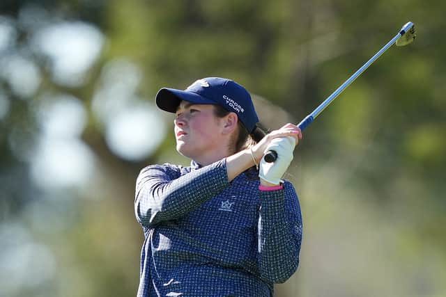 Lorna McClymont in action during the final round of the Lalla Meryem Cup in Morocco