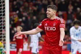 Kevin Nisbet got on the scoresheet for Aberdeen against Dunfermline.