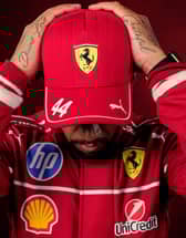 This special edition Lewis Hamilton Ferrari cap is the most-sought after F1 merch this year