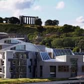 The Scottish Parliament building in Edinburgh