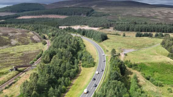 The section of the A9 where the speed limit will be cut to 40mph