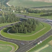 A visualisation of planned improvements on the Tomatin to Moy section of the A9