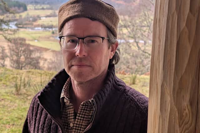 Mike Spencer-Nairn, owner of Struy Estate, owns a log cabin village on his land and says the 'wildnerness' experience enjoyed by his guests with several cabins to directly look out on the windfarm, if it is approved.
