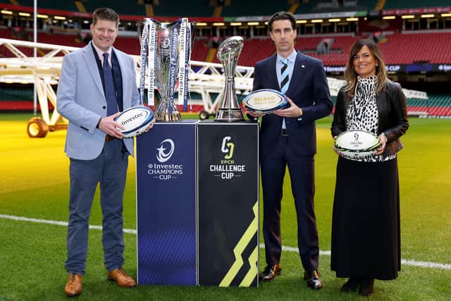 Dominic McKay, left, will continue as chairman of the EPCR.