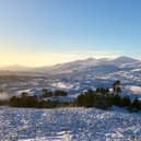 The site of the planned windfarm from German firm EnergyKontor at Strathfarrer in the Highlands. PIC: Peter Dunn.