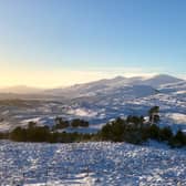 The site of the planned windfarm from German firm EnergyKontor at Strathfarrer in the Highlands. PIC: Peter Dunn.