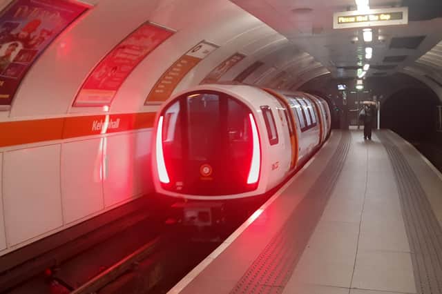Too shoogly: a new Glasgow Subway train pictured in December 2023 (Picture: Alastair Dalton)