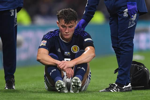 Scotland defender Nathan Patterson has struggled with injury over the last 12 months. Cr: SNS Group.