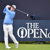 Bob MacIntyre tees off in his first major at Royal Portrush in the 2019 Open