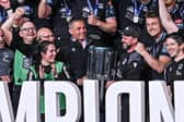 Franco Smith, centre, led Glasgow Warriors to the United Rugby Championship, beating the Vodacom Bulls in the final in South Africa.