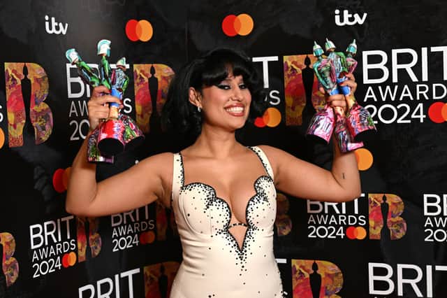 Raye was the big winner at last year's Brit Awards, winning a record six trophies.