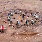 Archaeologists working at the site of the Culduthel Iron Age craftworking village near Inverness, which was discovered as housebuilders prepared to move onto the land. PIC: HeadlandArchaeology.