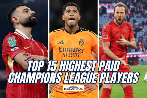 Here are the top 15 highest paid players in the Champions League 2025. Cr: Getty Images.