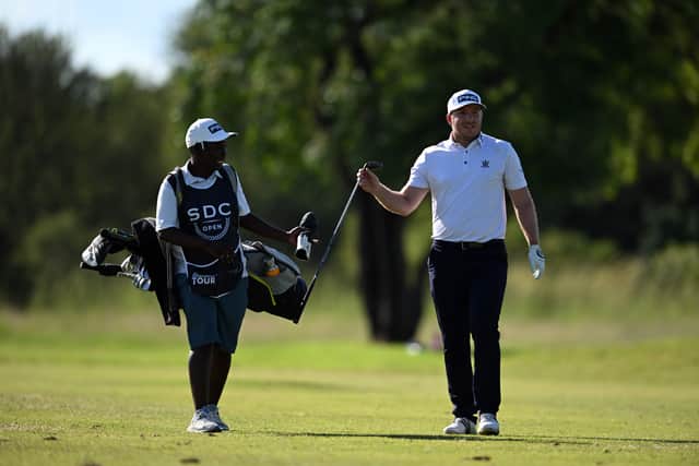 Daniel Young pictured during the Hotel Planner Tour’s season-opening SDC Open at Zebula Golf Estate & Spa South Africa
