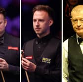 Three of the world's highest-earning snooker players.