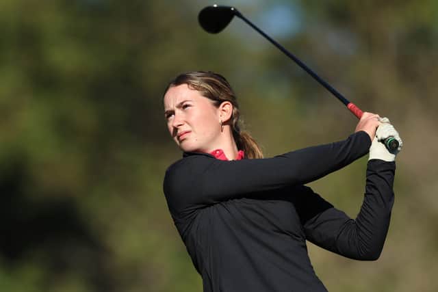 North Berwick’s Grace Crawford in action during the Justin Rose Telegraph Junior Golf Championship in Portugal