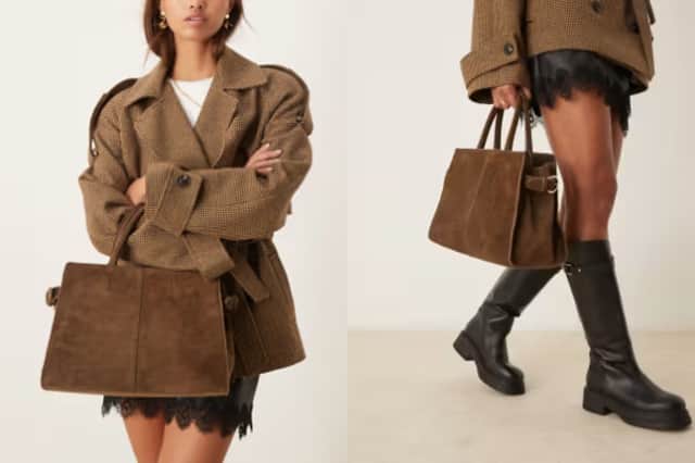 ASOS suede tote bag £68
