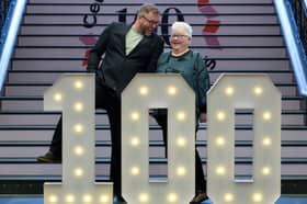 Val McDermid, seen with fellow author Damian Barr, at the launch of celebrations for the National Library of Scotland's 100th anniversary last month (Picture: Jeff J Mitchell)