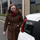 Dr Beth Upton laves the hearing. Picture: John Devlin 