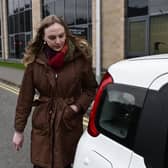 Dr Beth Upton laves the hearing. Picture: John Devlin 