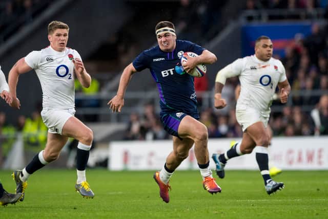 Stuart McInally got the 2019 comeback started against England when he scored Scotland's first try at 0-31.