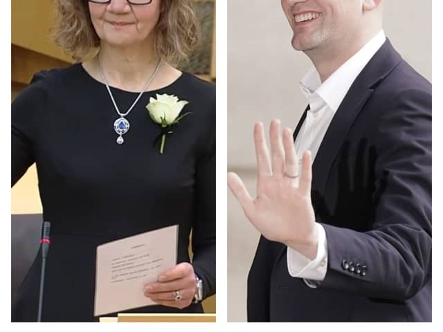 SNP MP Audrey Nicoll (left) and party Westminster leader Stephen Flynn