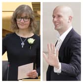 SNP MP Audrey Nicoll (left) and party Westminster leader Stephen Flynn