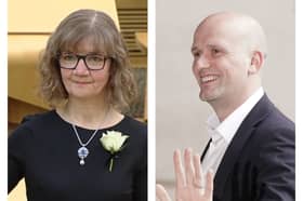 SNP MP Audrey Nicoll (left) and party Westminster leader Stephen Flynn