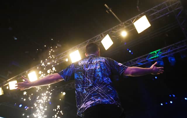 Luke Humphries during opening nights of Premier League darts 2025