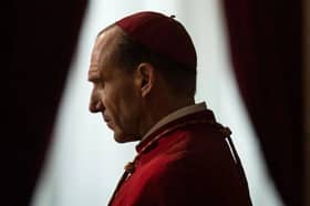 Ralph Fiennes stars as a Cardinal in the film Conclave
