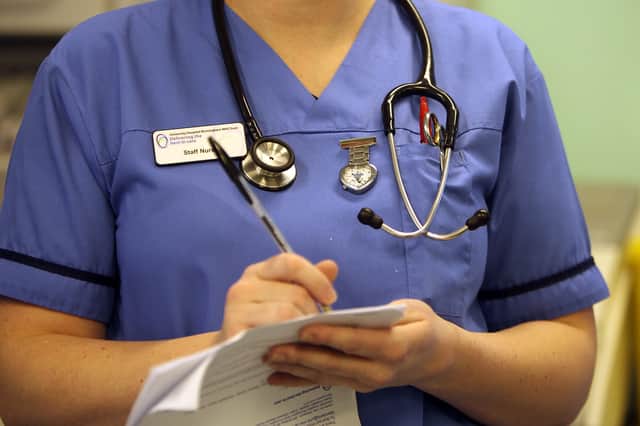 Nurses need to have the time to care for their patients, not just treat them (Picture: Christopher Furlong)